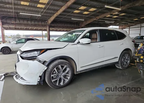 2022 Acura Mdx Technology z USA, uszkodzony, nr VIN 5J8YE1H44NL006991
